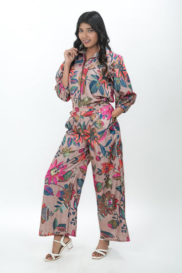 Bloom Pearl Khaki Co-ord Set- 52570C