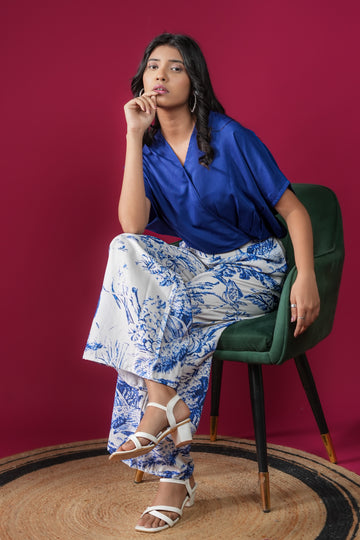 Elegant Peacock Co-ord Set - 52580C