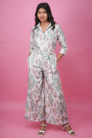 Geometric Beige Co-ord Set - 52589C