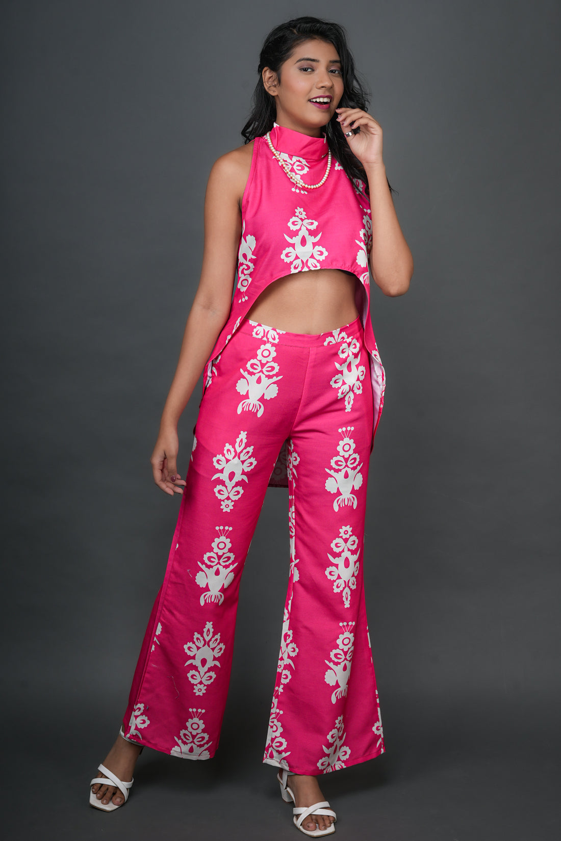 Raspberry Motif Co-ord Set - 52599C