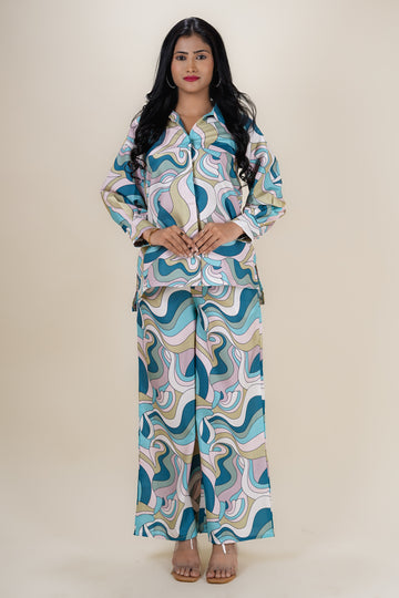 Ocean Haze Co-ord Set- 52621C