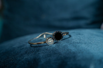 Sliver Plated Attached Kada Bracelet- KD5003S