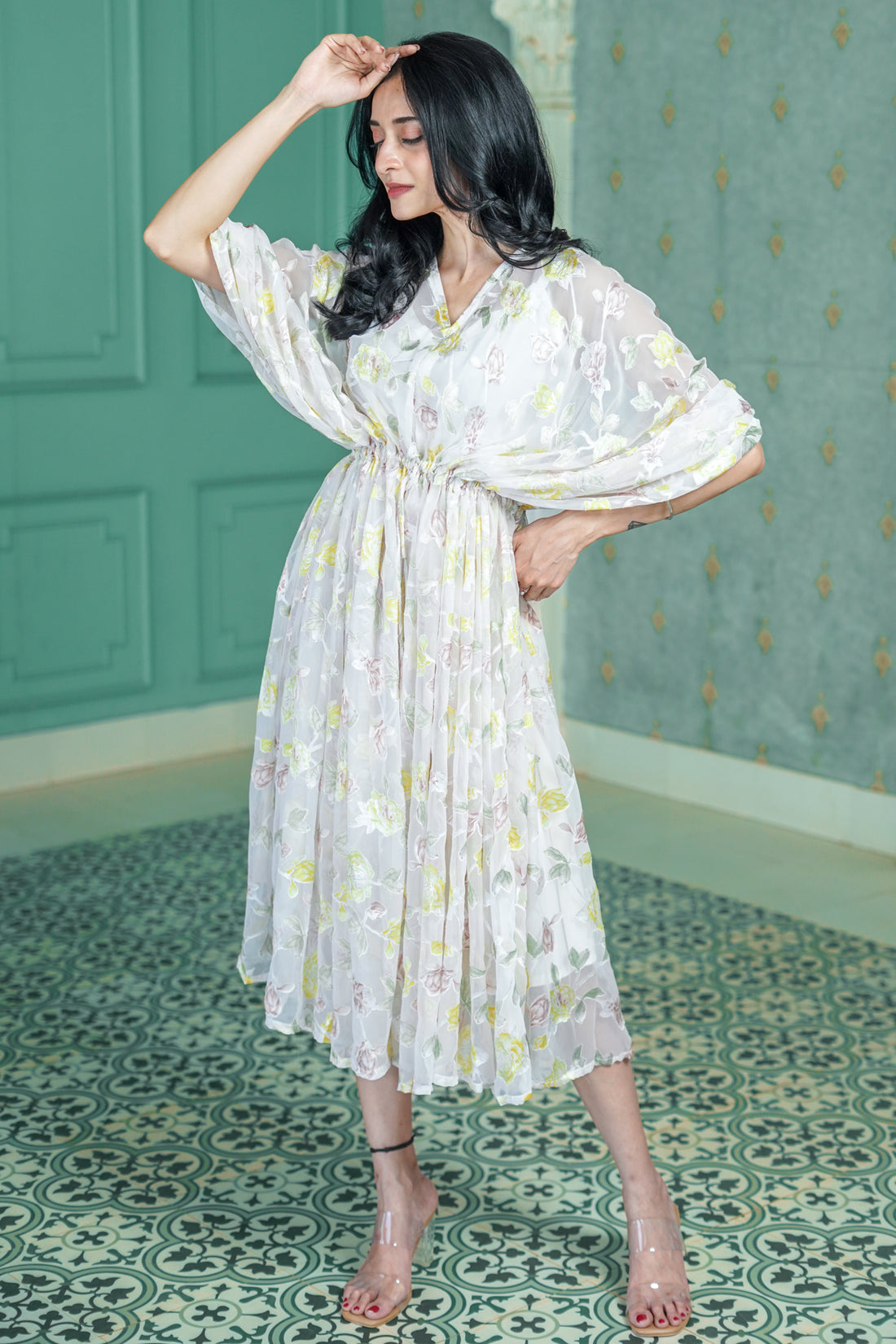 Radiant Pearl Dream Kaftan - 52482D