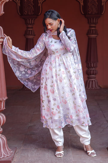 Pearl Whisper Anarkali Set - 52481A