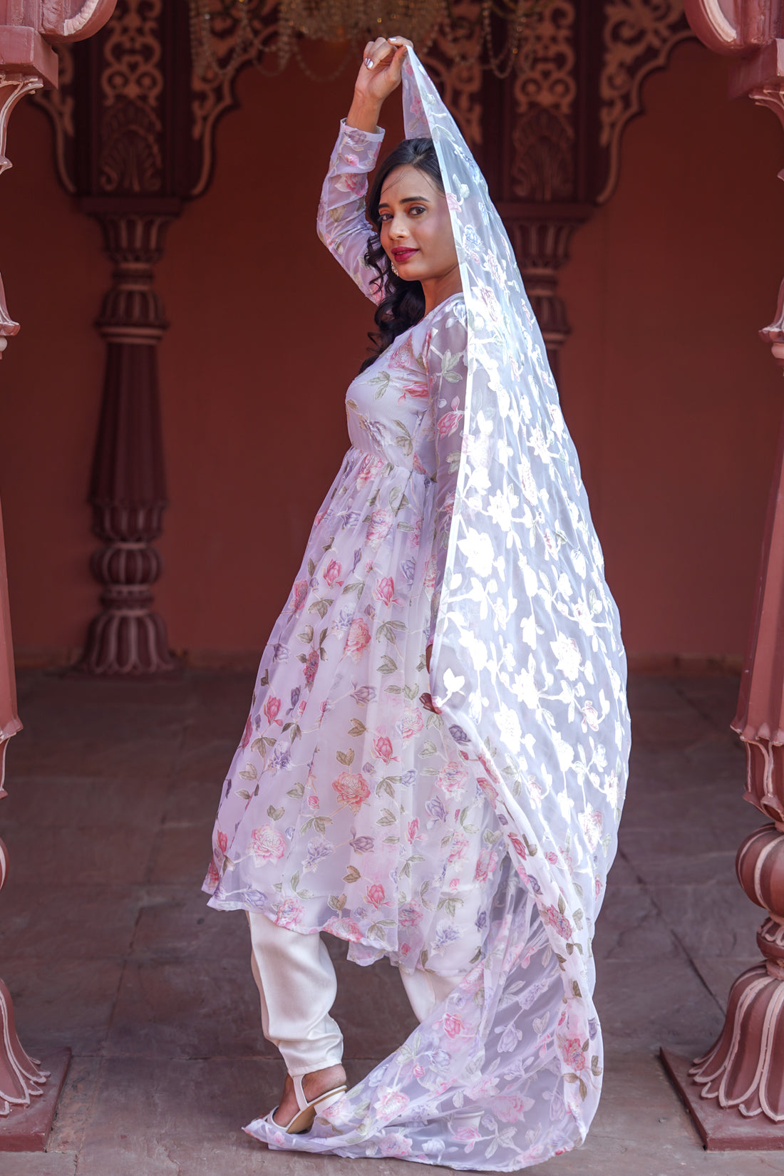 Pearl Whisper Anarkali Set - 52481A