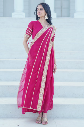 Scarlet Majesty Drape -52494G