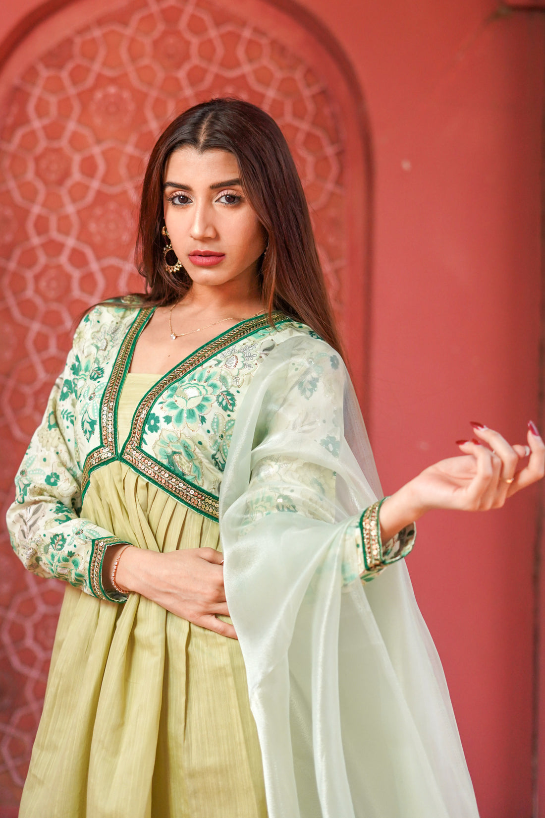 Sage Serenity Anarkali - 52469A