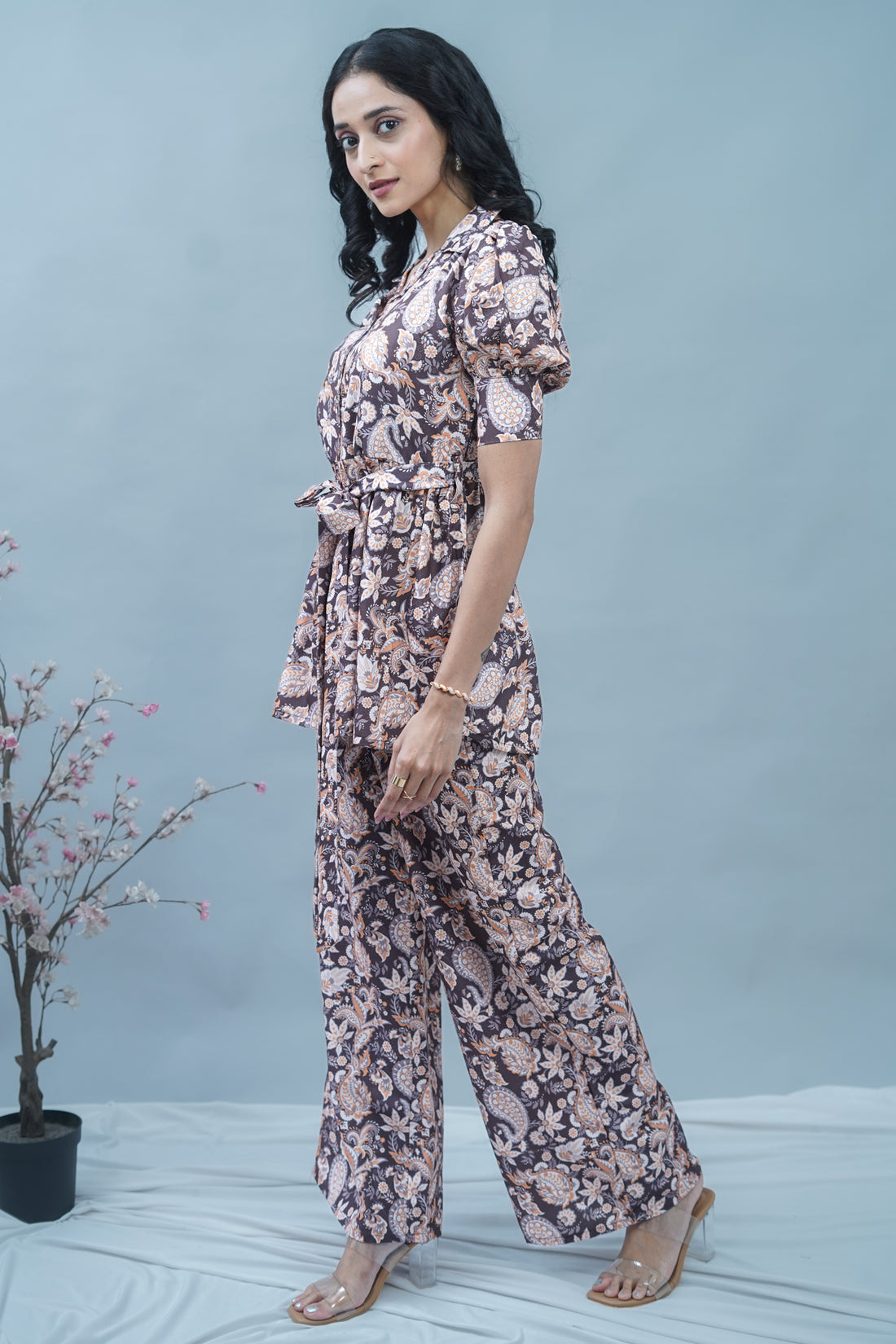 Peplum Elegance Co-ord Set - 52515C