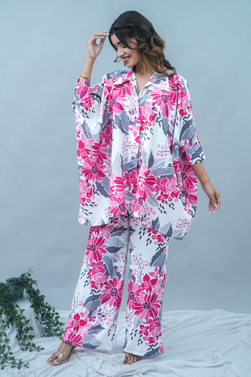 Boho Bloom Kaftan Co-ord- 52525C