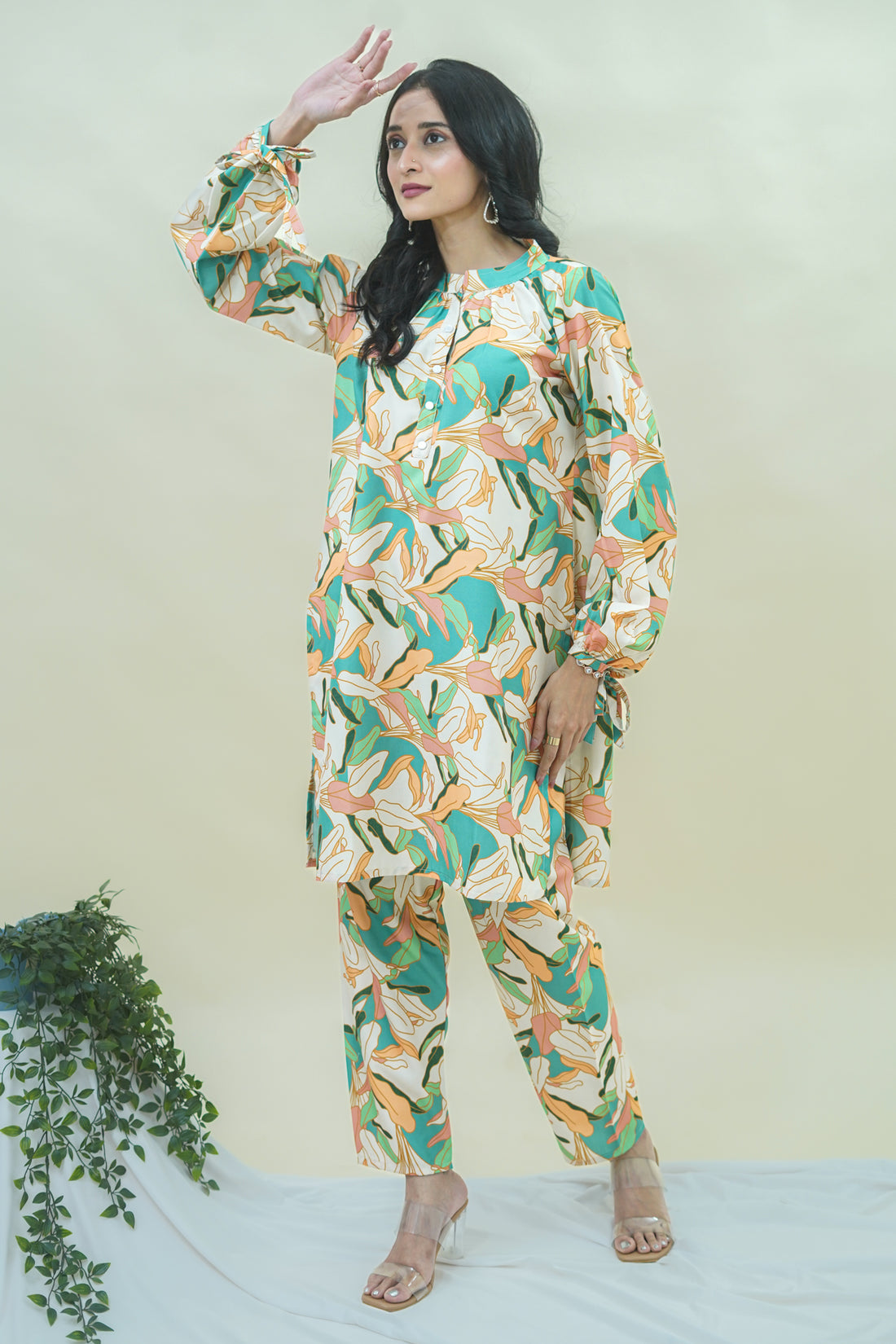 Sunlite Leaves Co-ord Set- 52537C