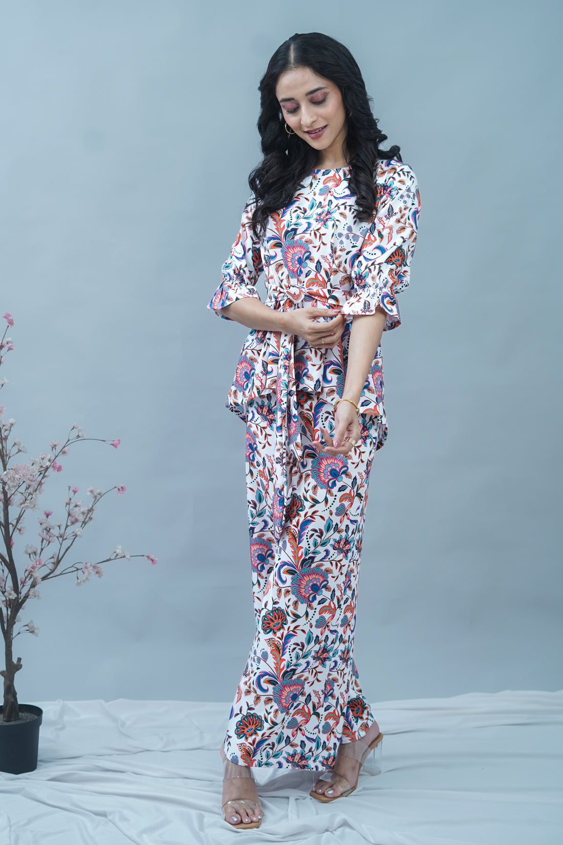 Elegance Bloom Co-ord Set - 52513C