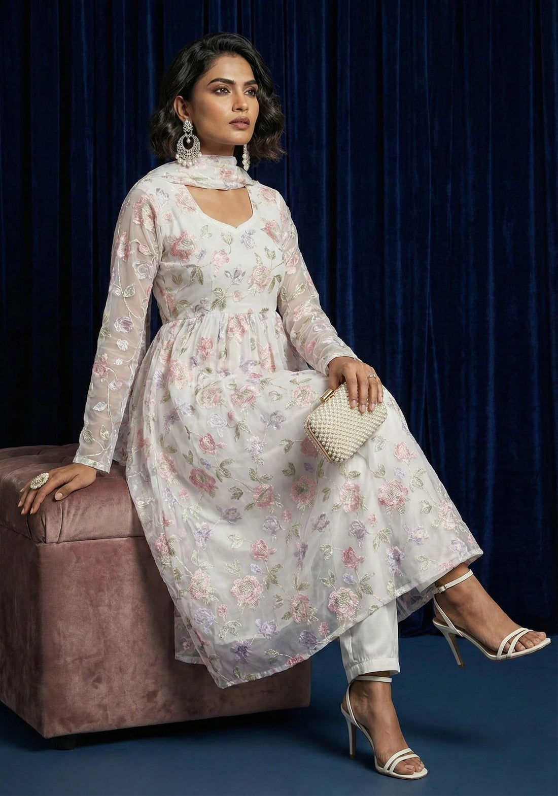 Pearl Whisper Anarkali Set - 52481A