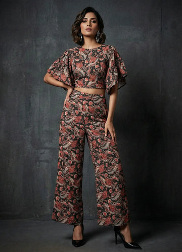 Ruffled Paisley Charm Co-ord Set