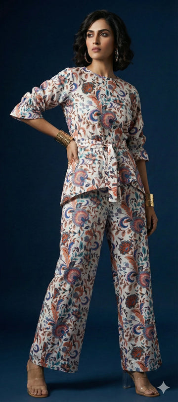 Elegance Bloom Co-ord Set - 52513C