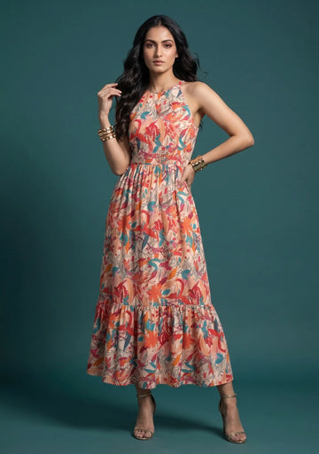 Kairavi Floral Midi Dress