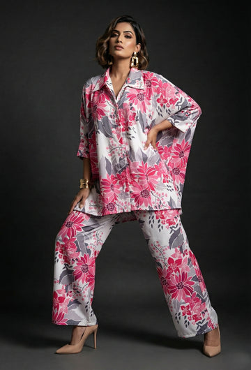 Boho Bloom Kaftan Co-ord- 52525C