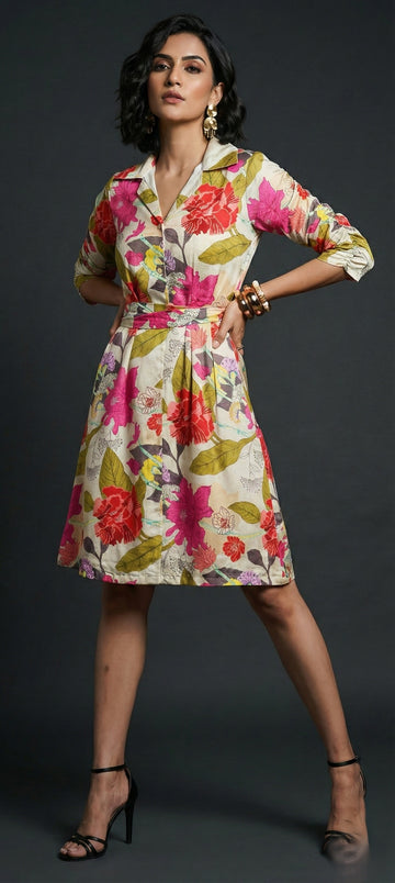 Floral Breeze Dress - 52528D