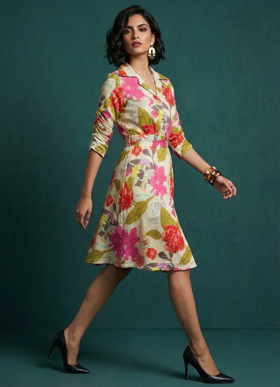 Floral Breeze Dress - 52528D