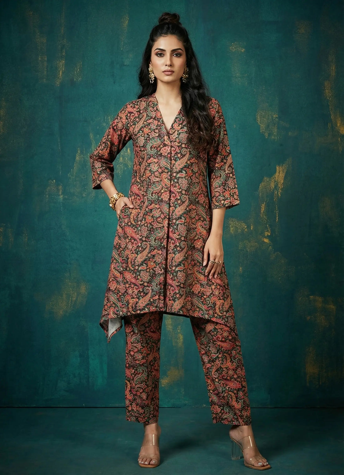 Midnight Paisley Set