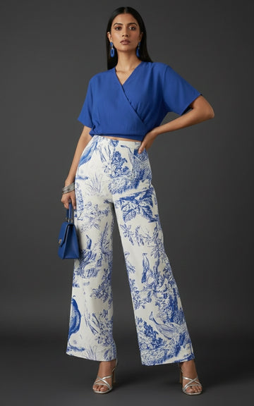 Elegant Peacock Co-ord Set
