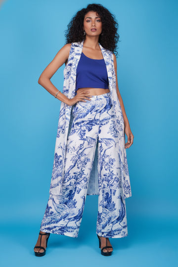 Peacock Print Co-ord Set