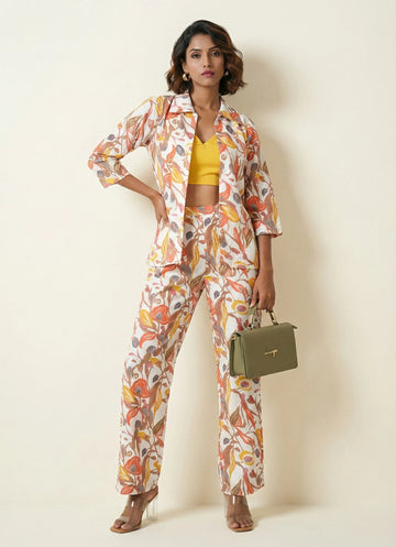 Floral Abstract Co-ord Set