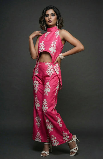 Raspberry Motif Co-ord Set