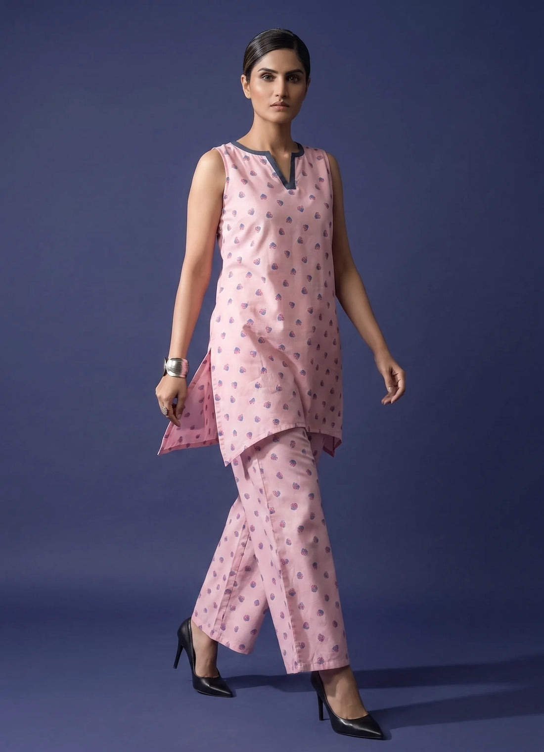 Blush Bloom Motif Co-ord Set