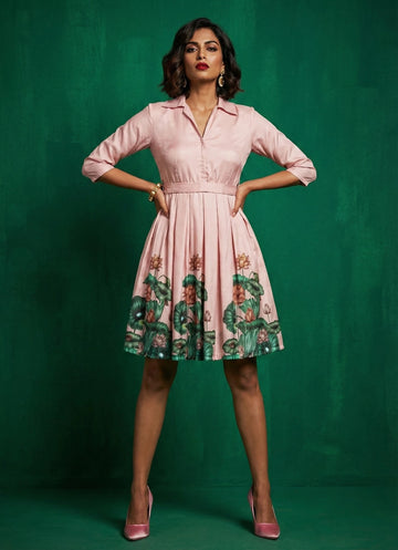 Mrinalini Floral Dress