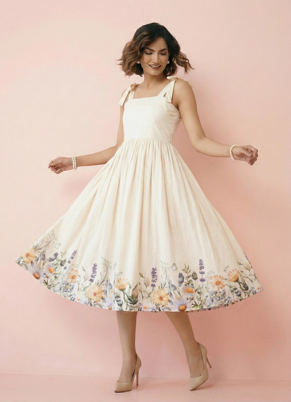 Blush Bloom Dress- 52676D