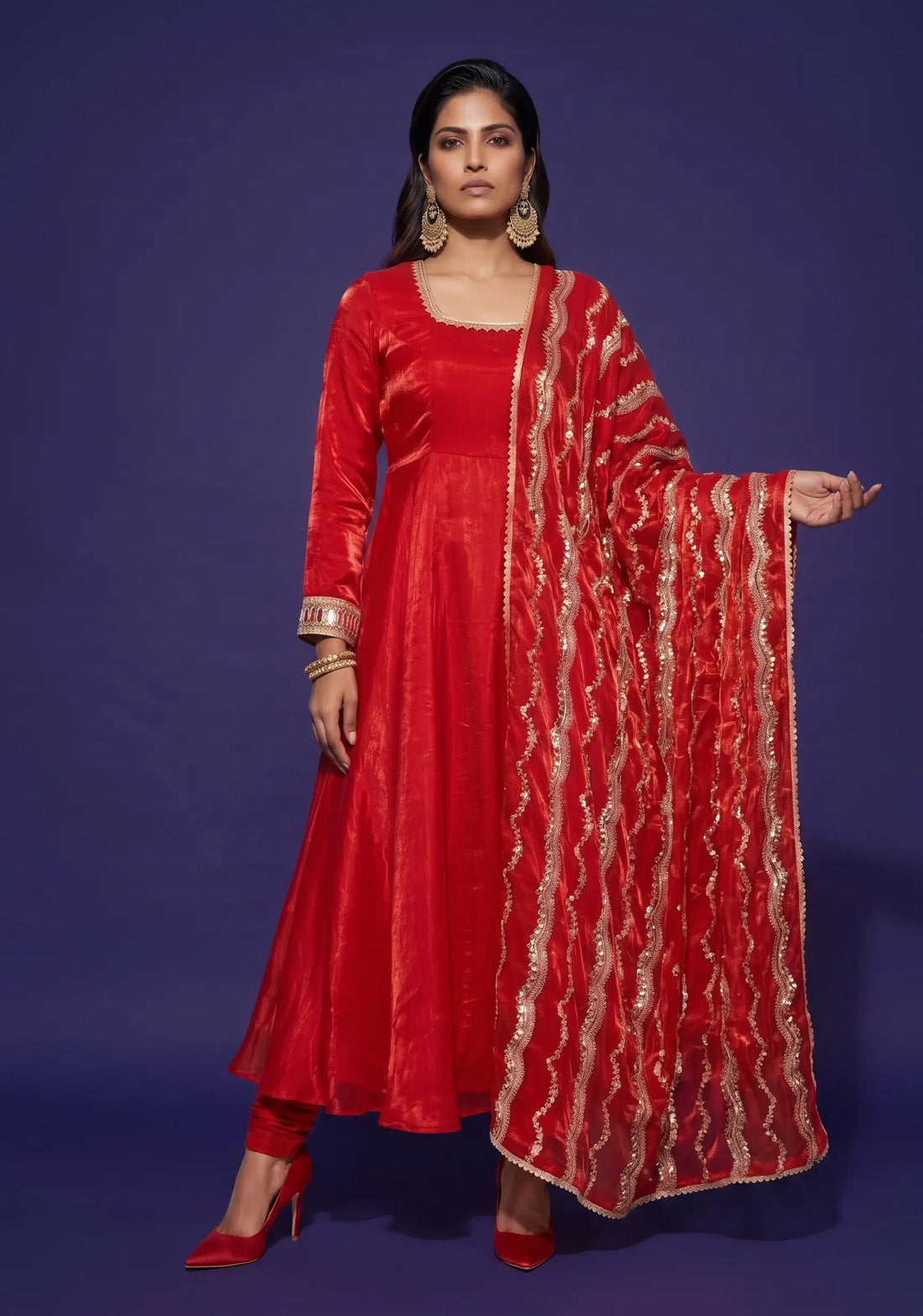 Rajsi Red Suit Set