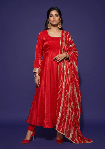 Rajsi Red Suit Set