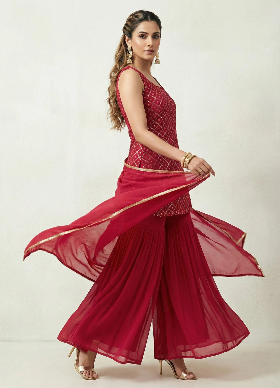 Rani Radiance Embroidered Kurti Set - 52719KS