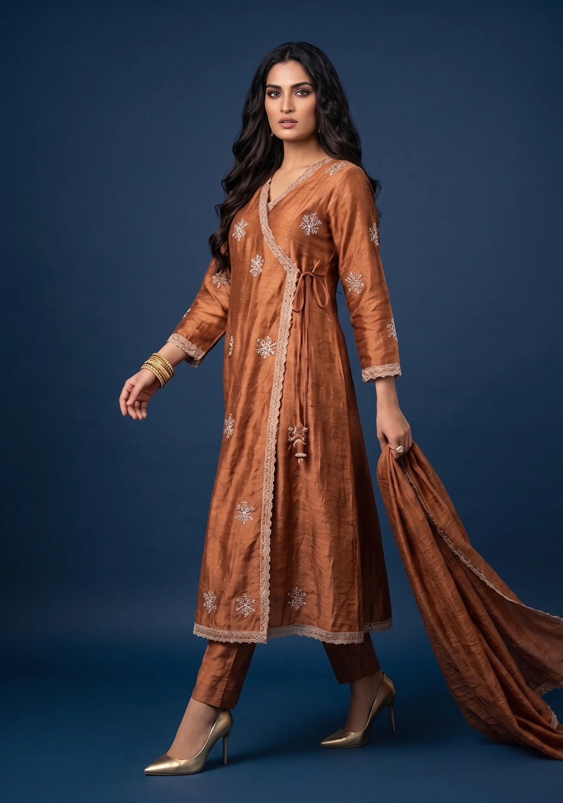 Antique Aura Anarkali Set