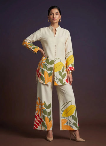 Off-White Floral Cordi Set