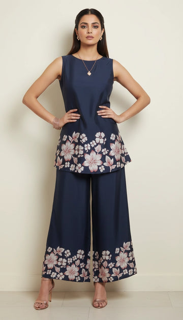 Midnight Bloom Co-Ord Set