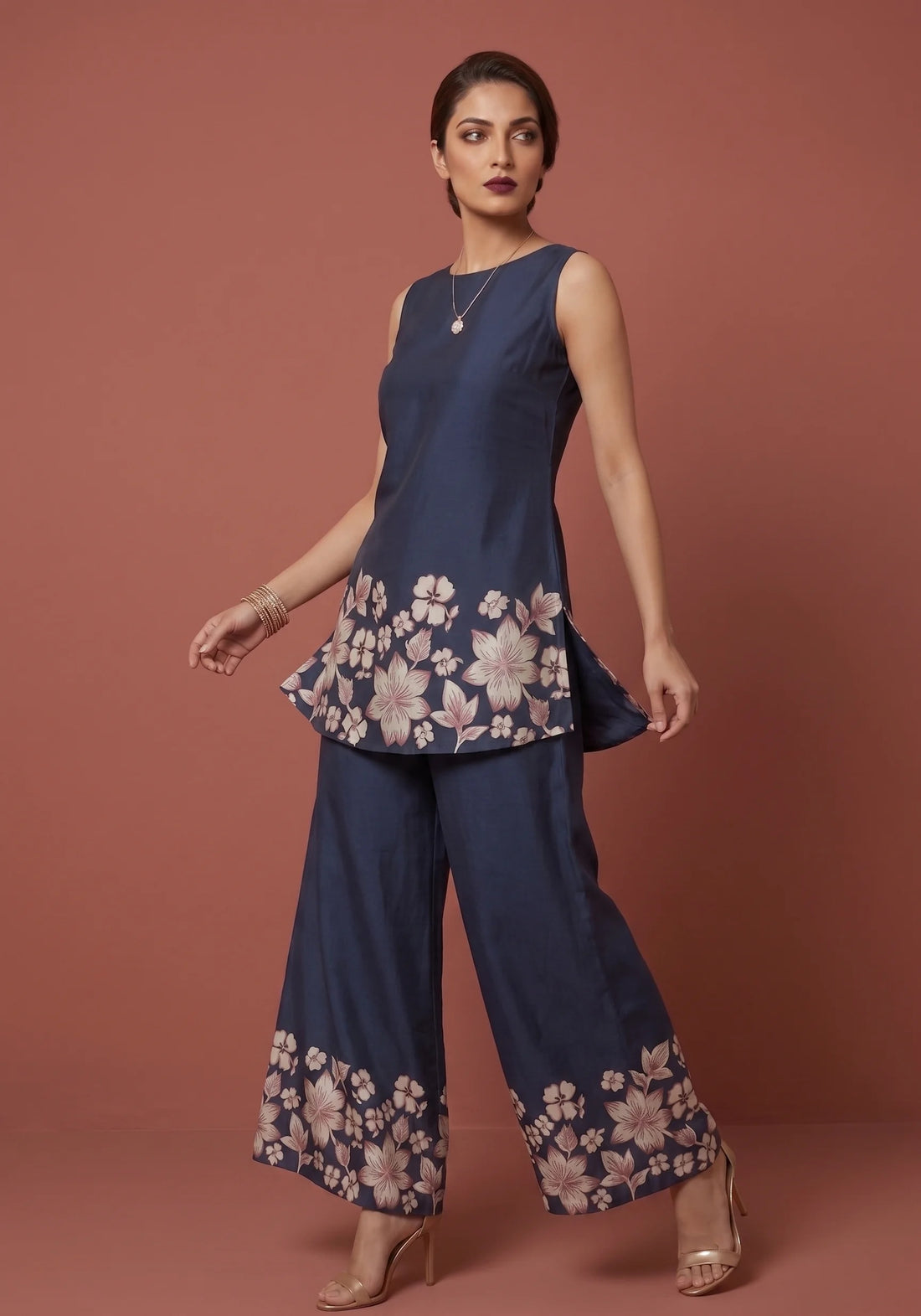 Midnight Bloom Co-Ord Set