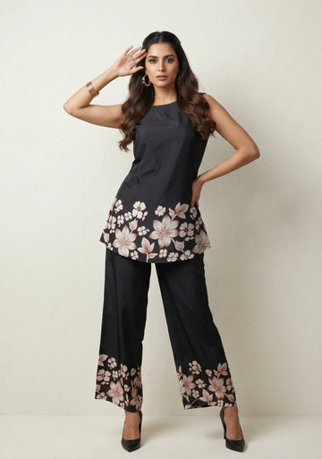 Midnight Noir Floral Co-Ord Set