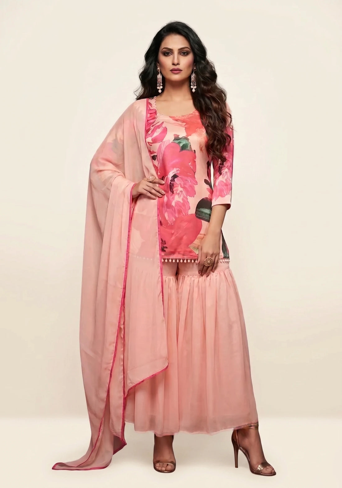 Peach Petal Elegance Set