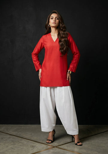 Scarlet Ease Kurti Set