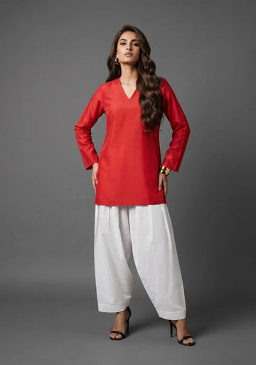 Scarlet Ease Kurti Set
