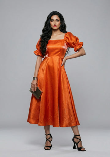 Sunset Glow Midi Dress