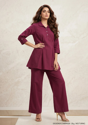 Wine Elegance Cotton Cord Set