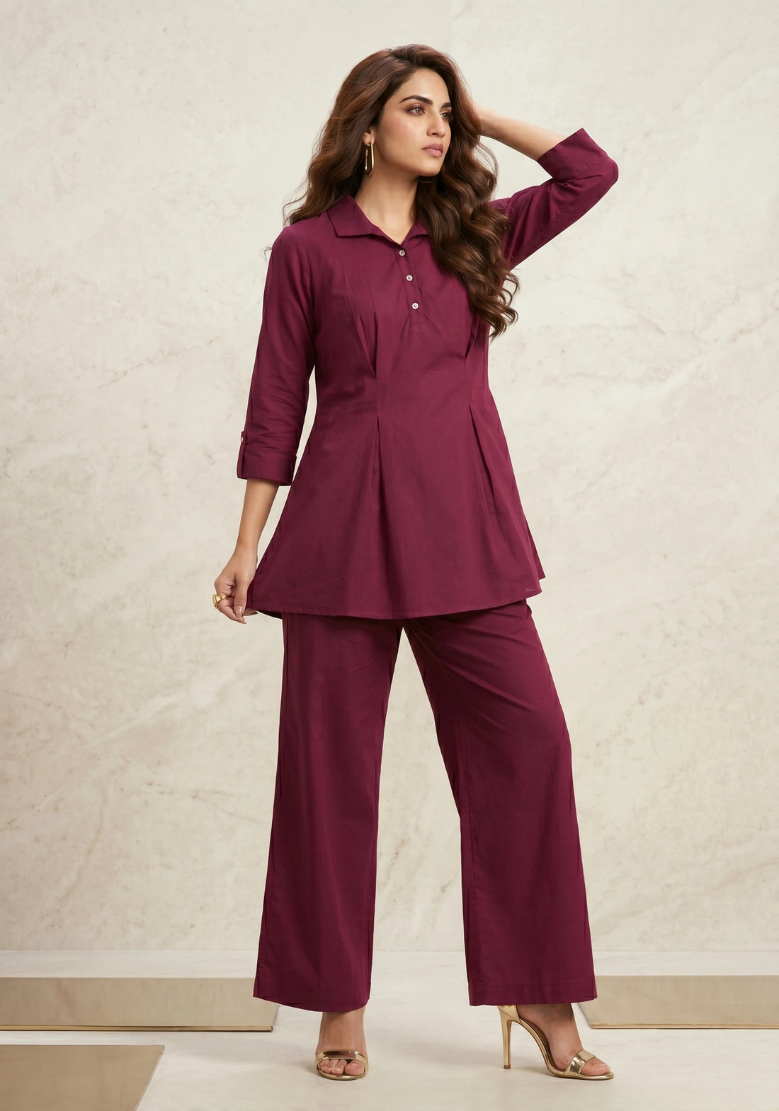 Wine Elegance Cotton Cord Set
