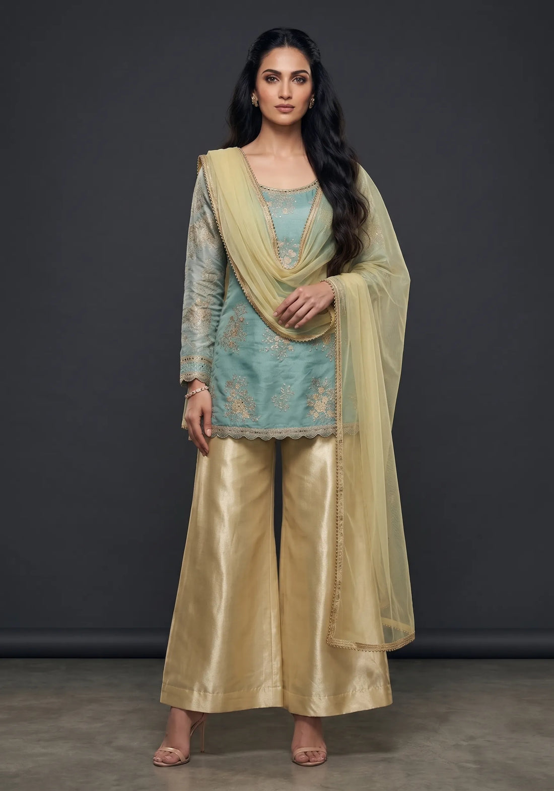 Celeste Zari Kurta Set