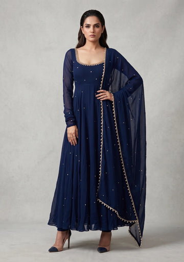 Varnika Midnight Blue Suit Set