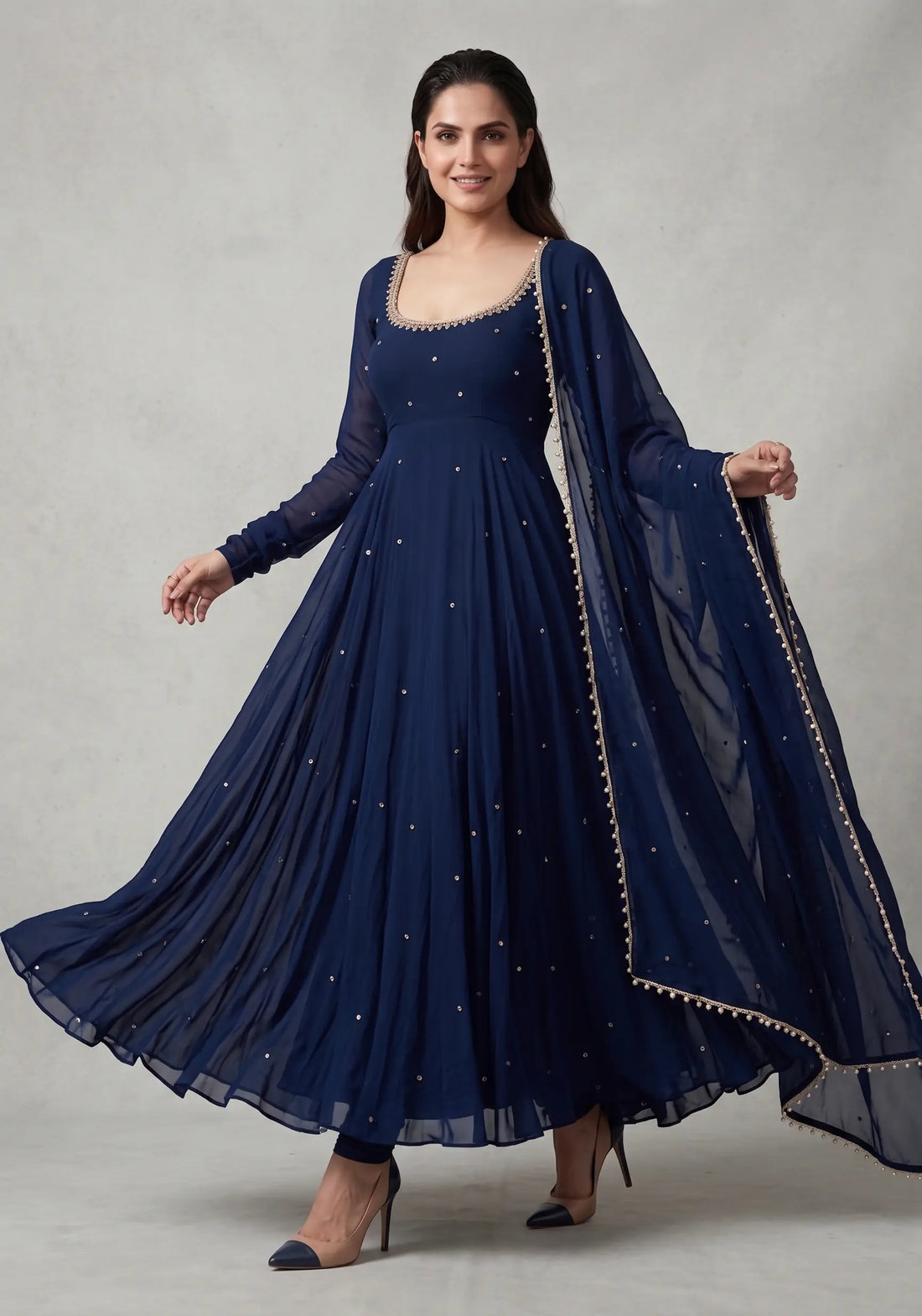 Varnika Midnight Blue Suit Set