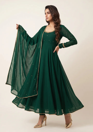 Aabha Green Suit Set