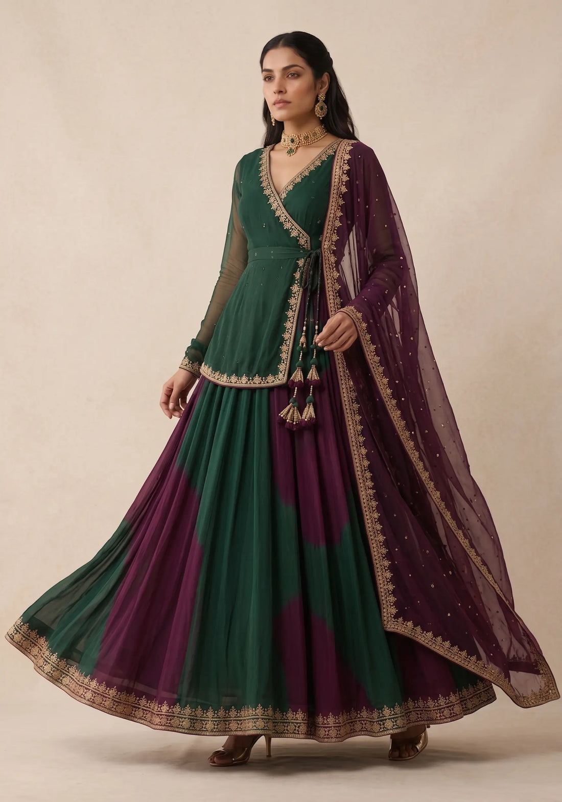 Iraaya Emerald Suit Set