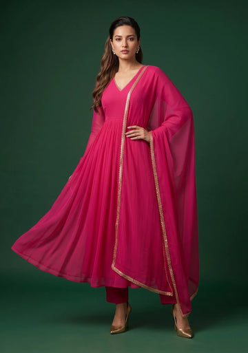 Aarika Fuchsia Suit Set